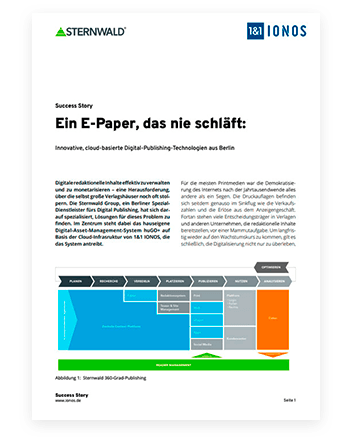 Dokument Sternwald; Headline: Ein E-Paper, das nie schläft