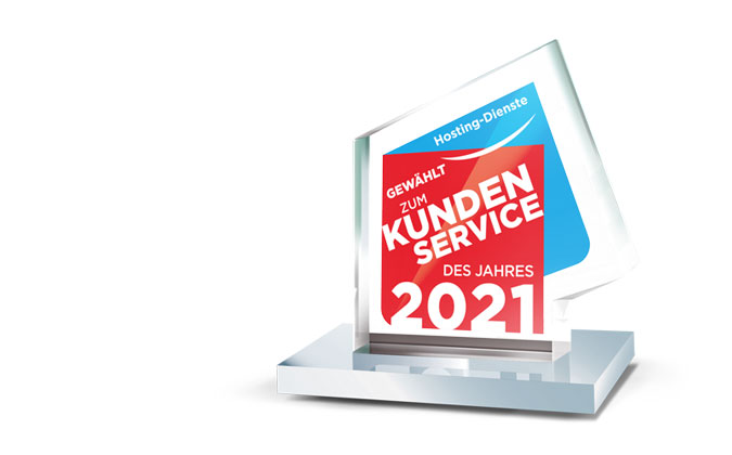 Auszeichnung Kundenservice des Jahres 2021
