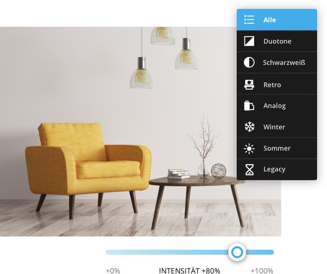 Bilder bearbeiten im Editor