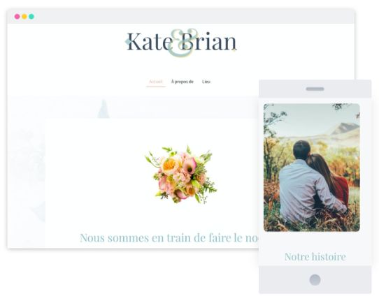 MyWebsite Now Template Wedding