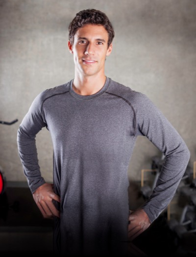 fitness trainer in a gym