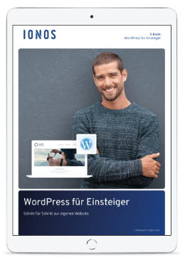 ebook cover WordPress für Einsteiger